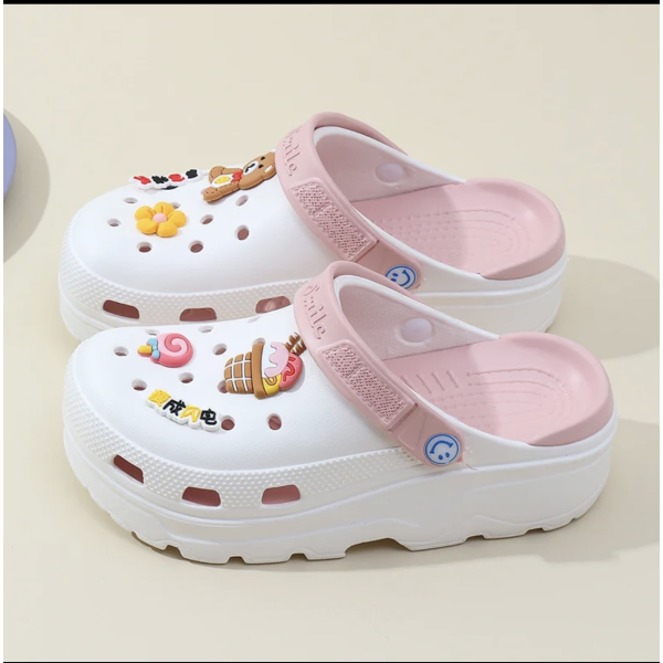 Crocs Unisex Adult Classic Tie Clog- White Color