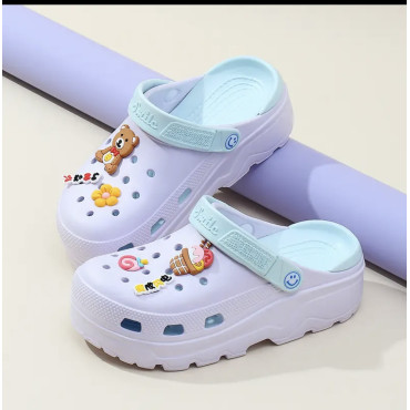 Crocs Unisex Adult Classic Tie Clog- Purple Color