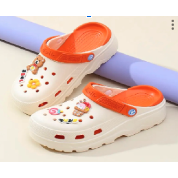 Crocs Unisex Adult Classic Tie Clog- Orange Color Crocs Unisex Adult Classic Tie Clog- Orange Color